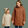 Printed Waterproof Fabric ILAPIO Ecru / Brown
